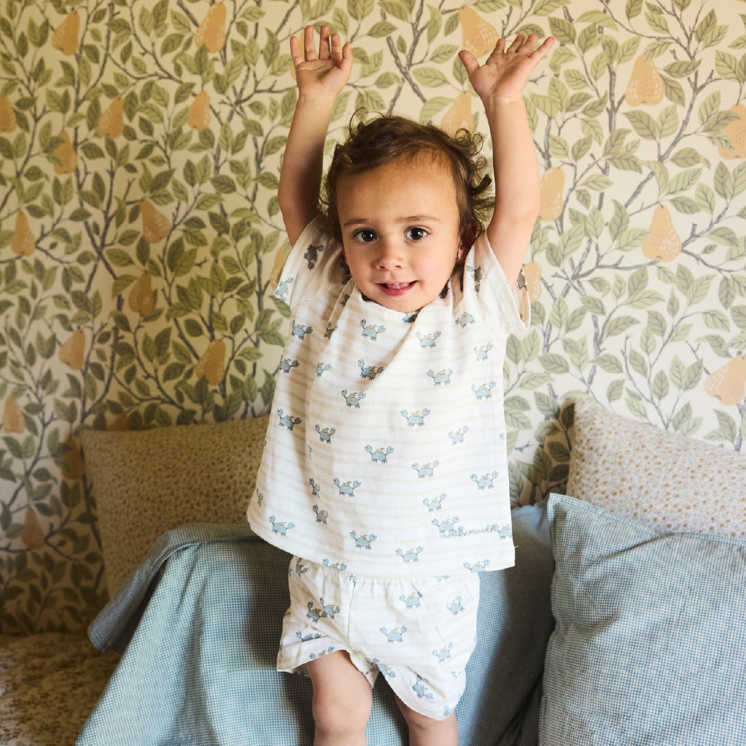 Pijama niño cangrejos