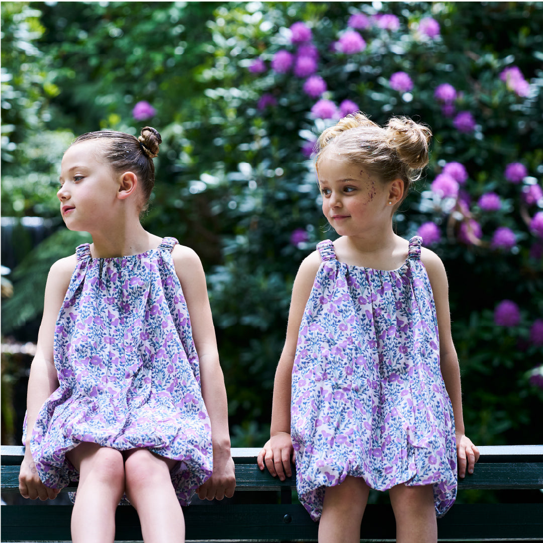 Vestido globo amapola