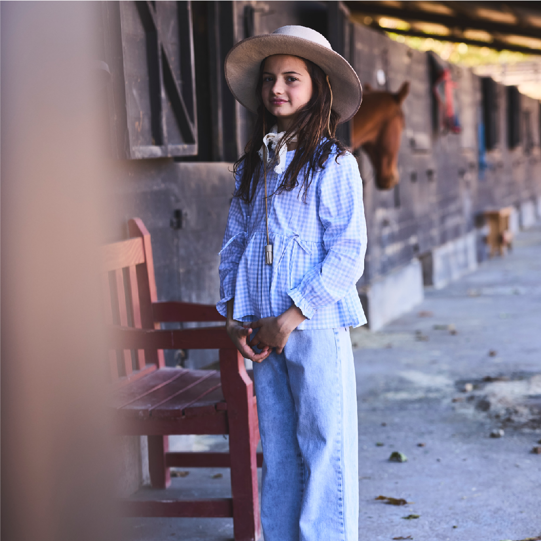Palazzo Denim light blue