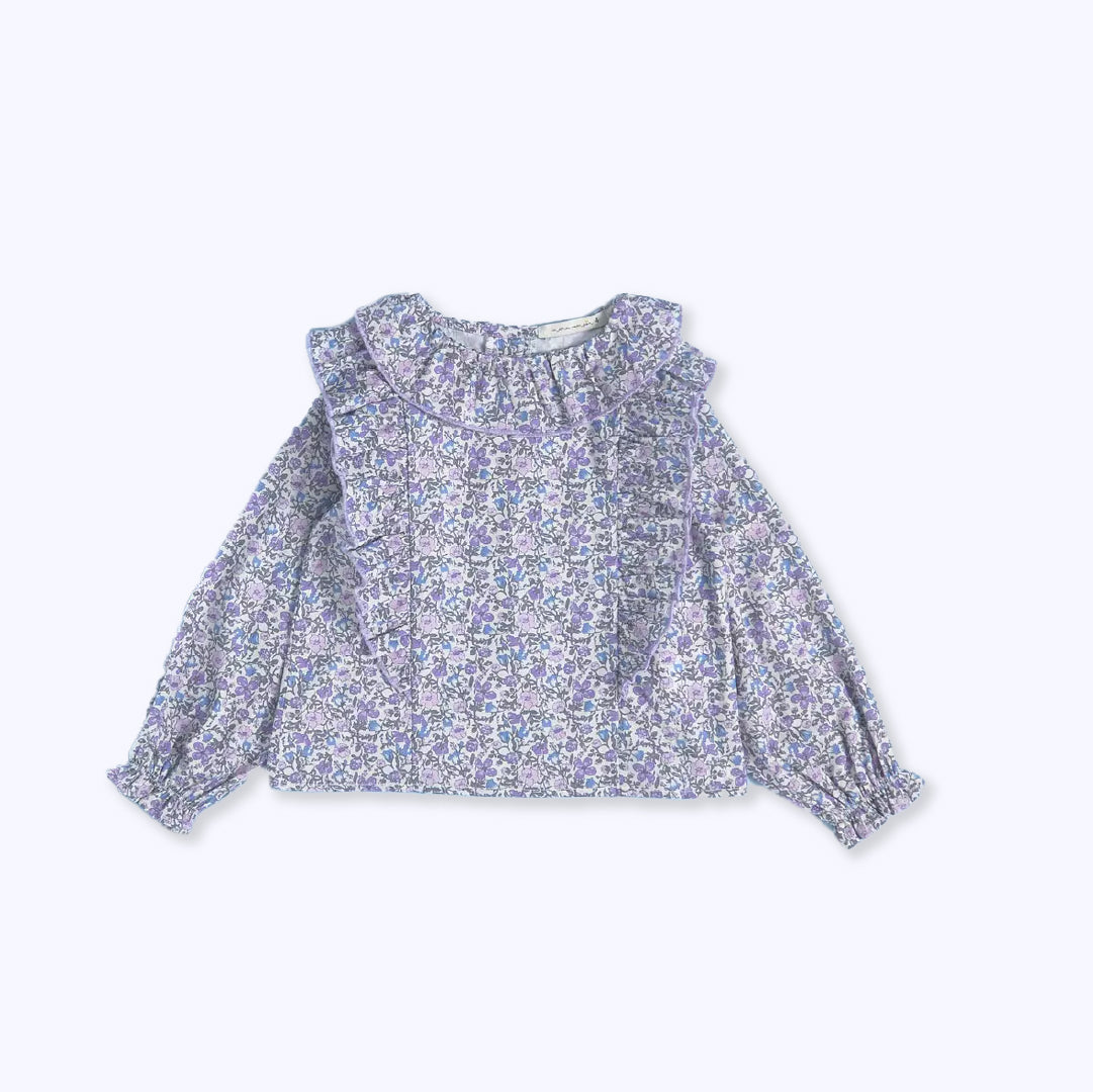 Blusa manga larga morada