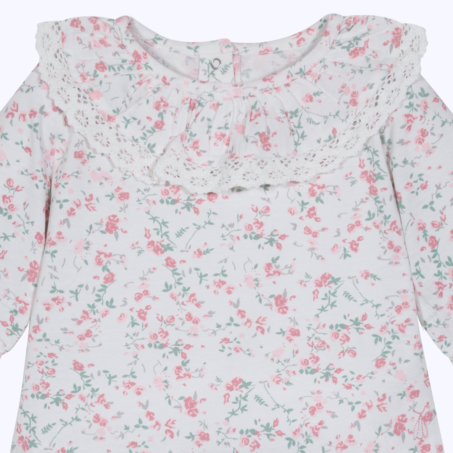 Pijama niña flores