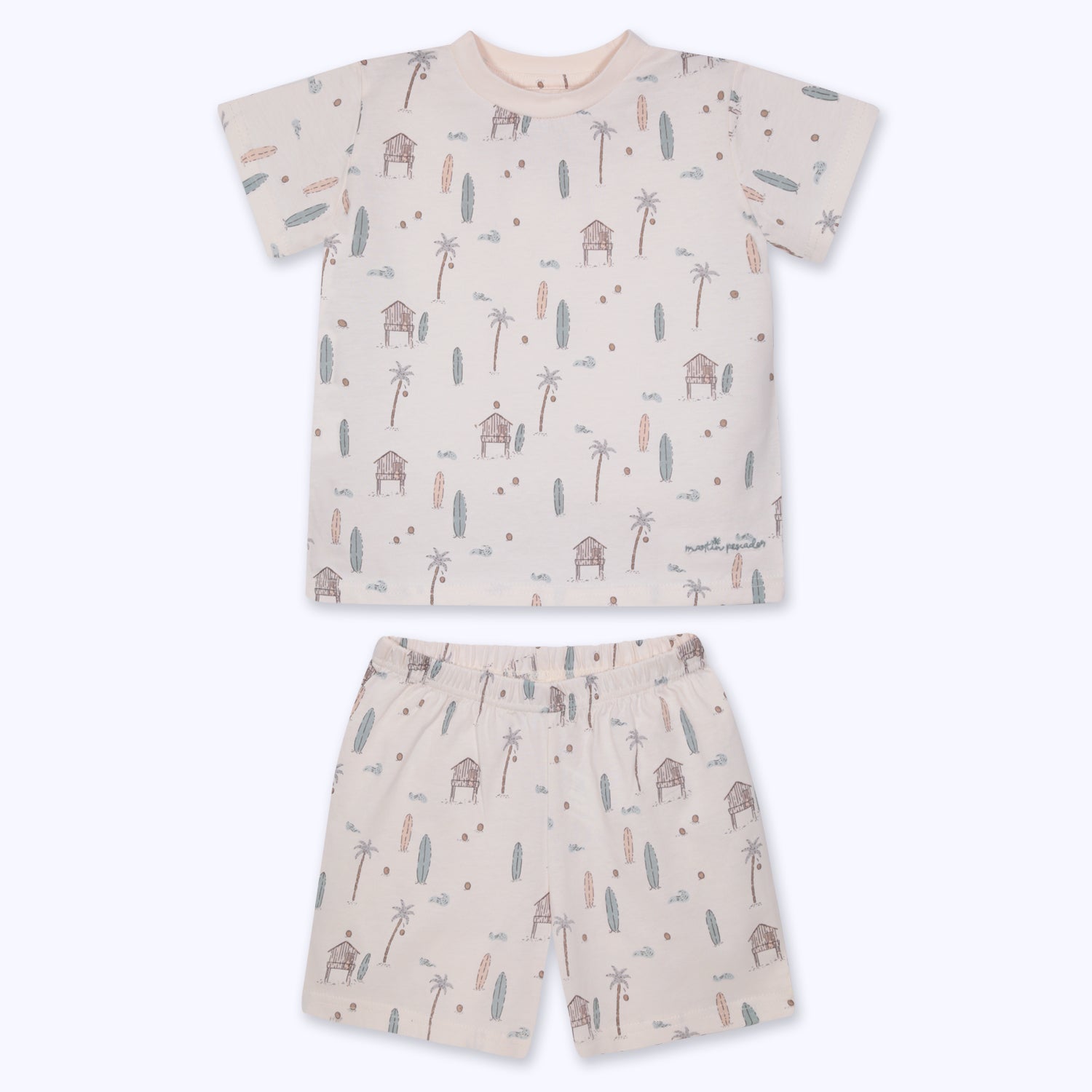 Pijama niño palmeras