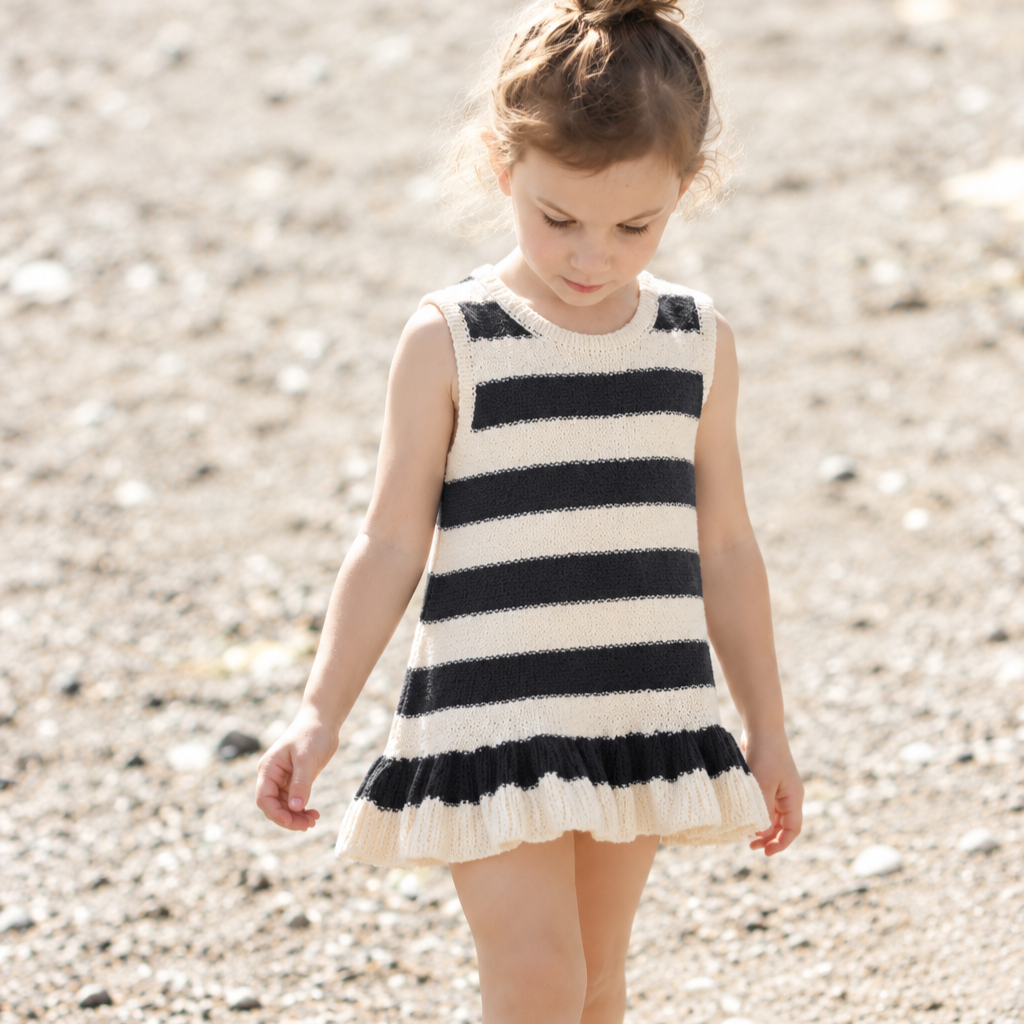 Vestido tejido marinero