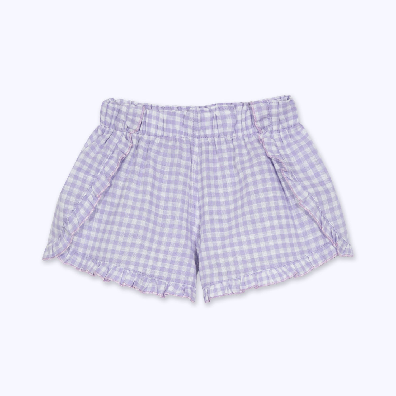 Short vichy lila