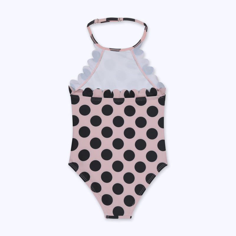 Traje de baño halter dots