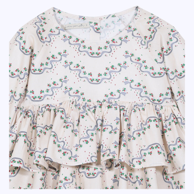 Vestido campana manga larga