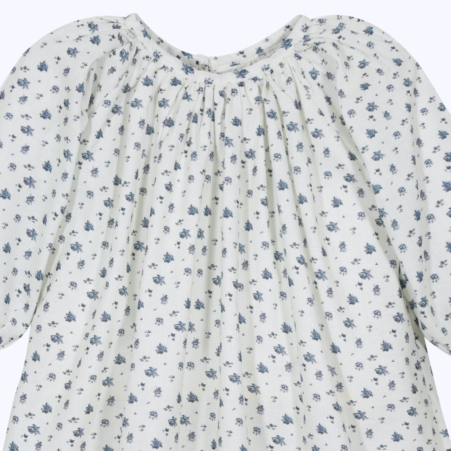Vestido dulce flor azul