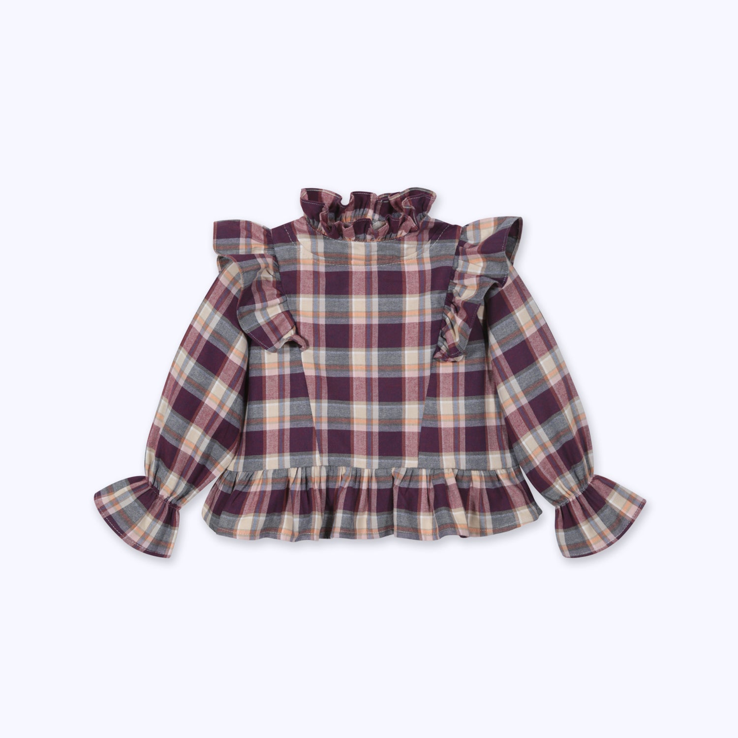 Blusa Niña cuadrille