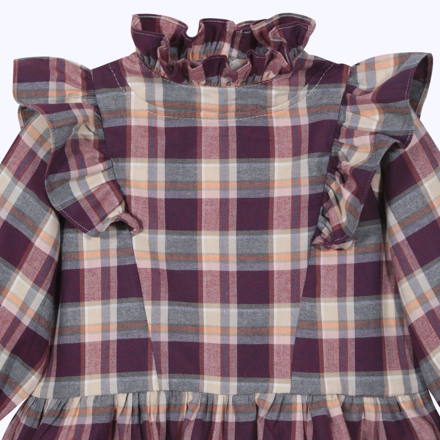 Blusa Niña cuadrille