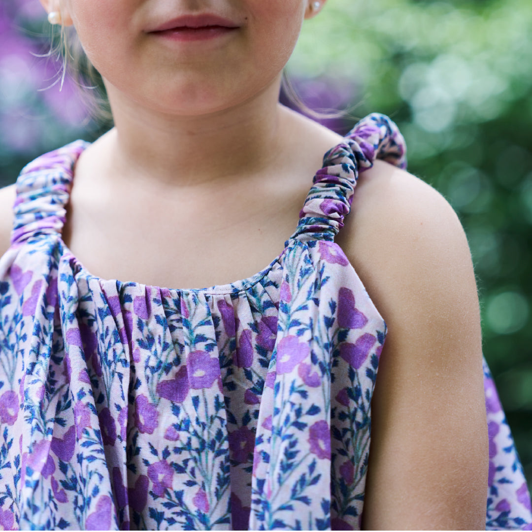 Vestido globo amapola