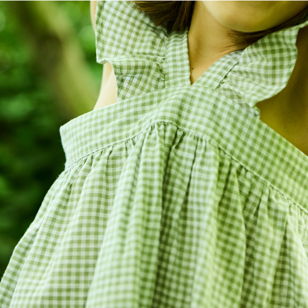 Blusa Tere Vichy Verde