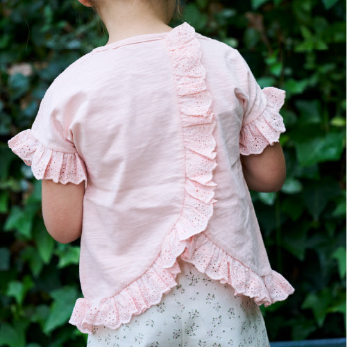 Polera Rosada manga corta