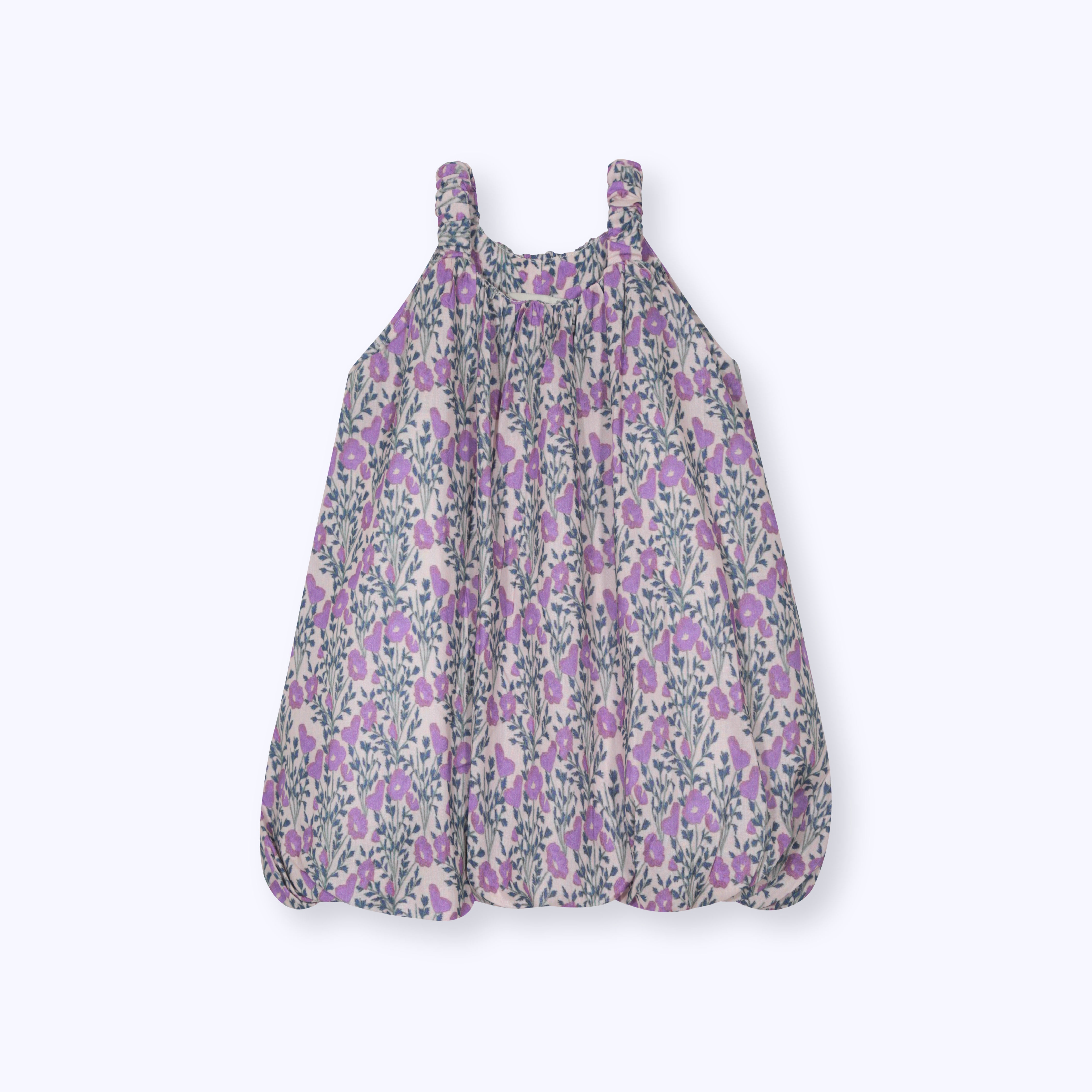 Vestido globo amapola