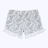 SHORT TOILE AZUL