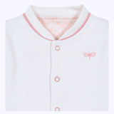 Chaqueta Reversible Flores Rosa