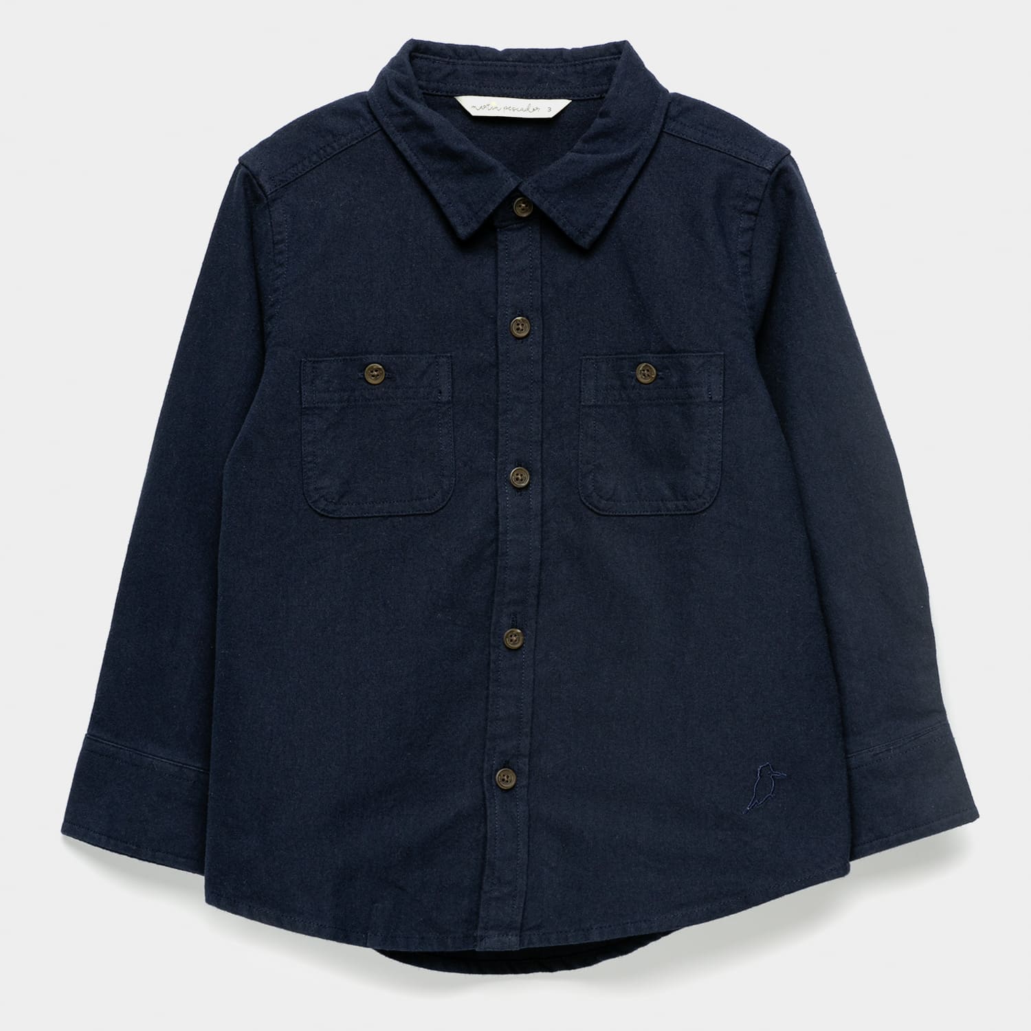 CAMISA OXFORD FULL NAVY