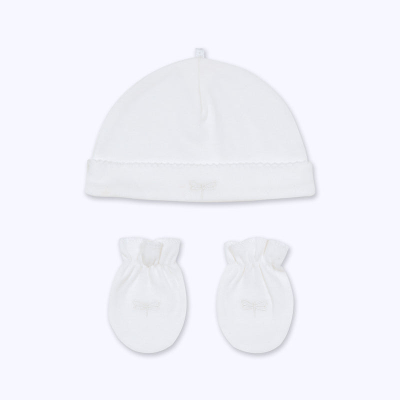 Set Blanco Miton Gorrito Blanco